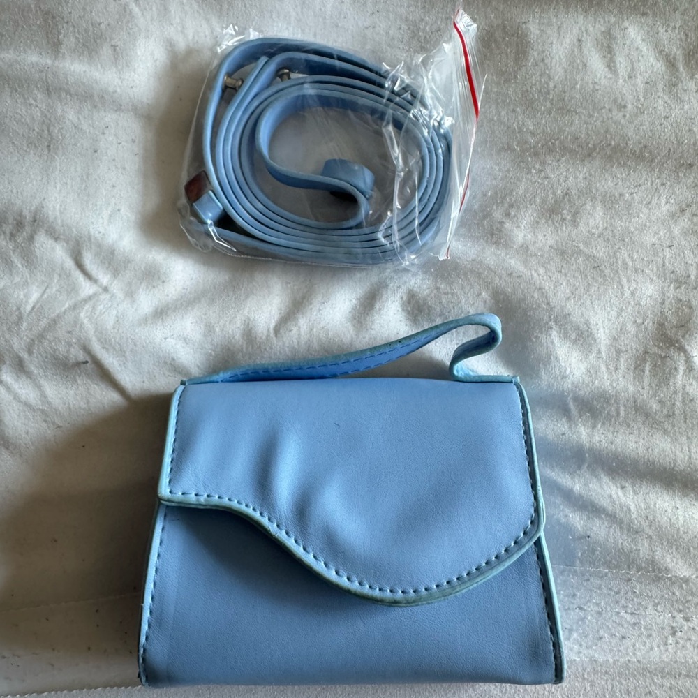 SHEIN Light Blue Crossbody Bag